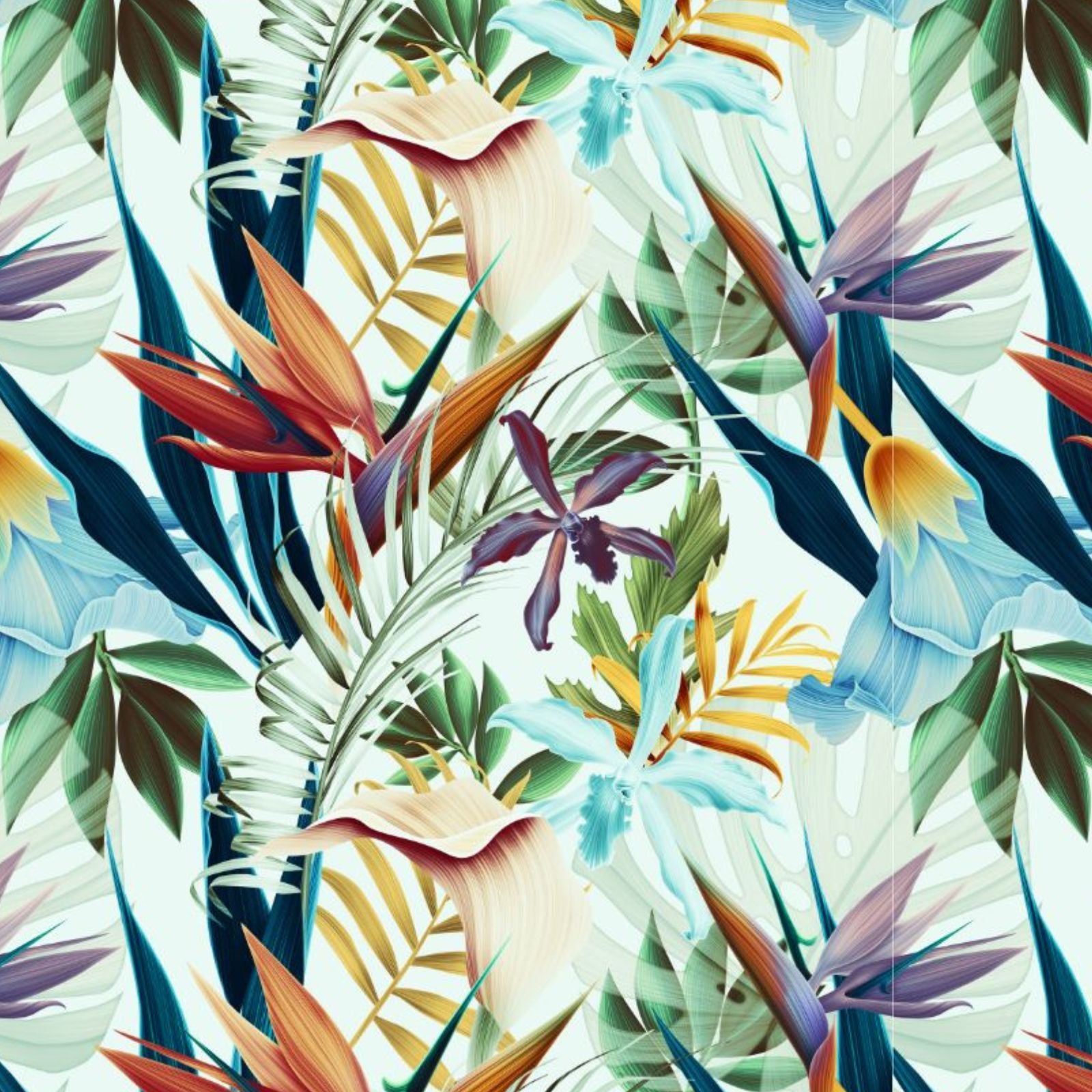 Bird of Paradise Girls Bikini Bottoms, front view. Sustainable girls swimwear.