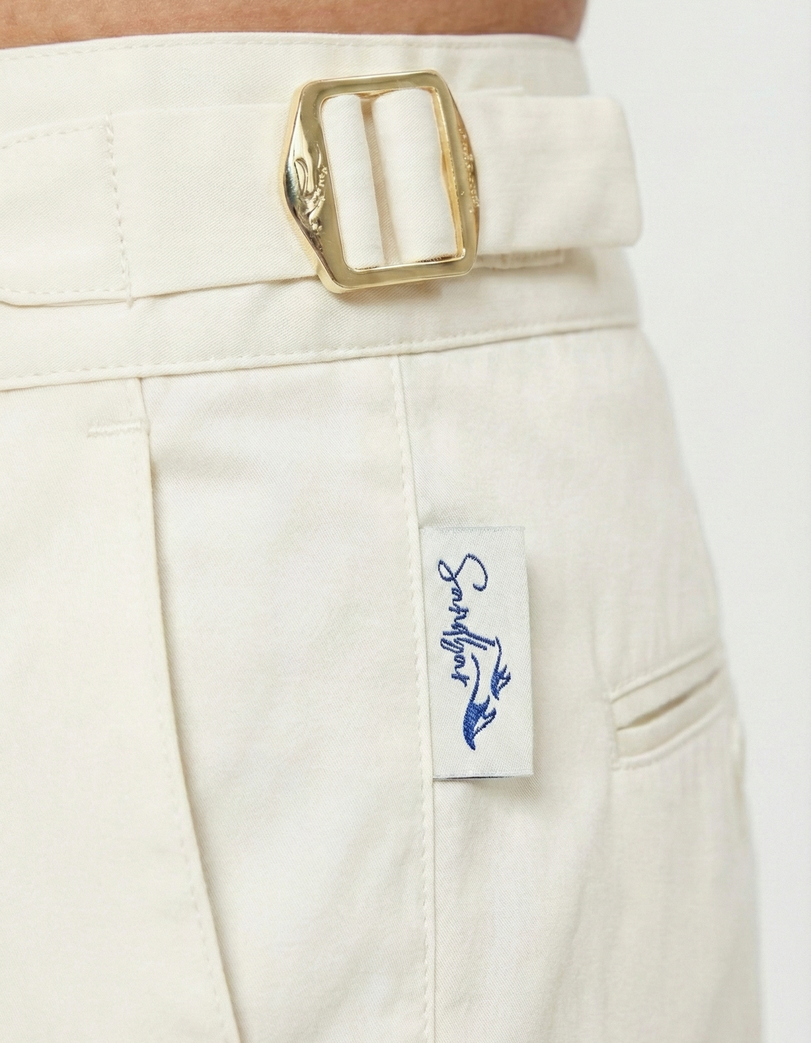 Laguna Sand Mens Tailored Swim Shorts, back view. Tailored mens swim shorts.