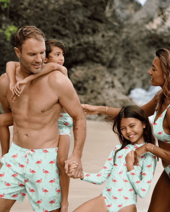 Pink_flamino_family_swimwear