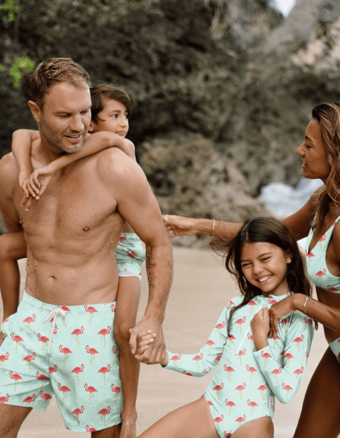 Pink_flamino_family_swimwear