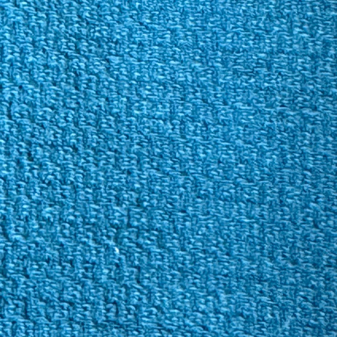 Teal Turkish Cotton Womens Robe, back view. Sustainable beach towel.
