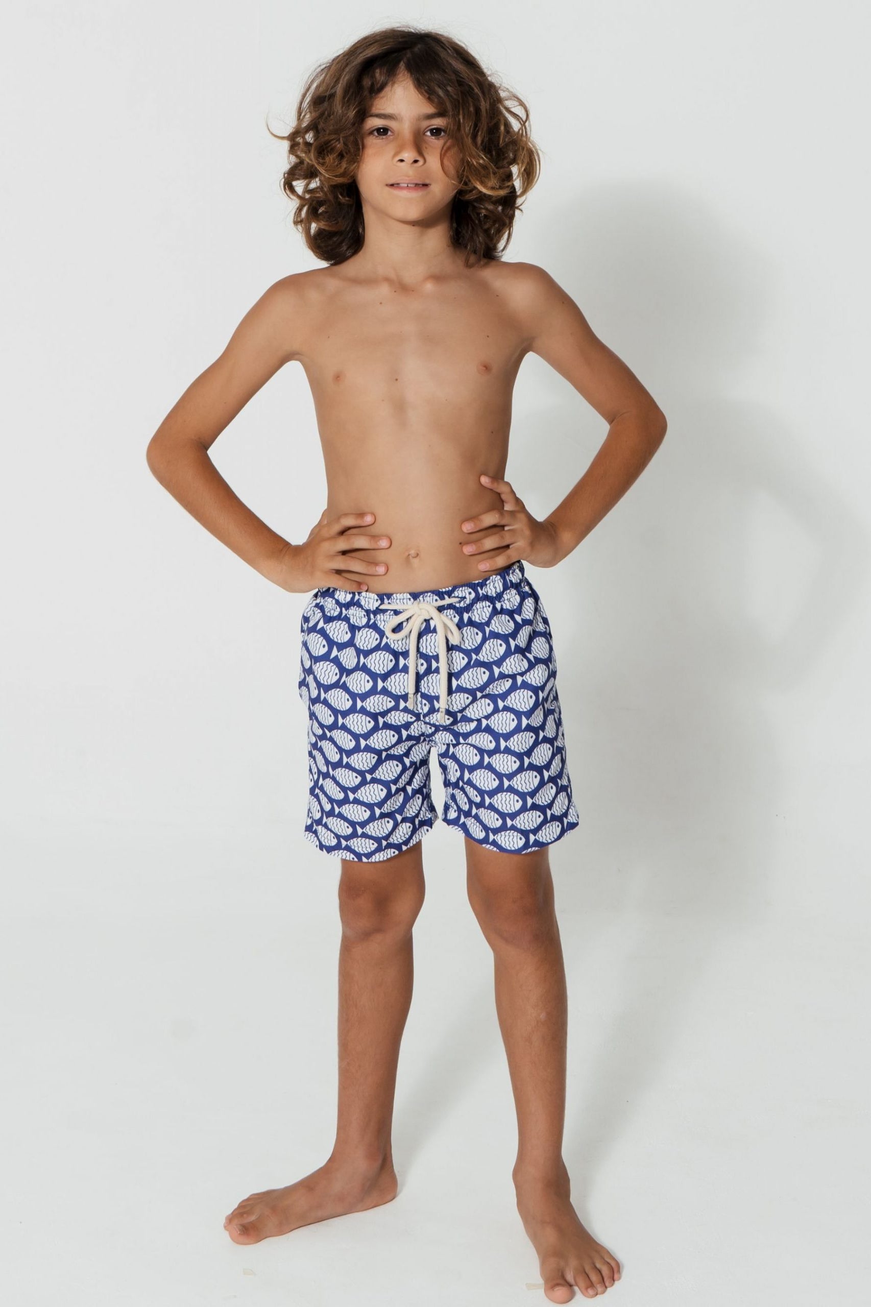 Sandbar_father_and_son_swim_shorts_blue_fish