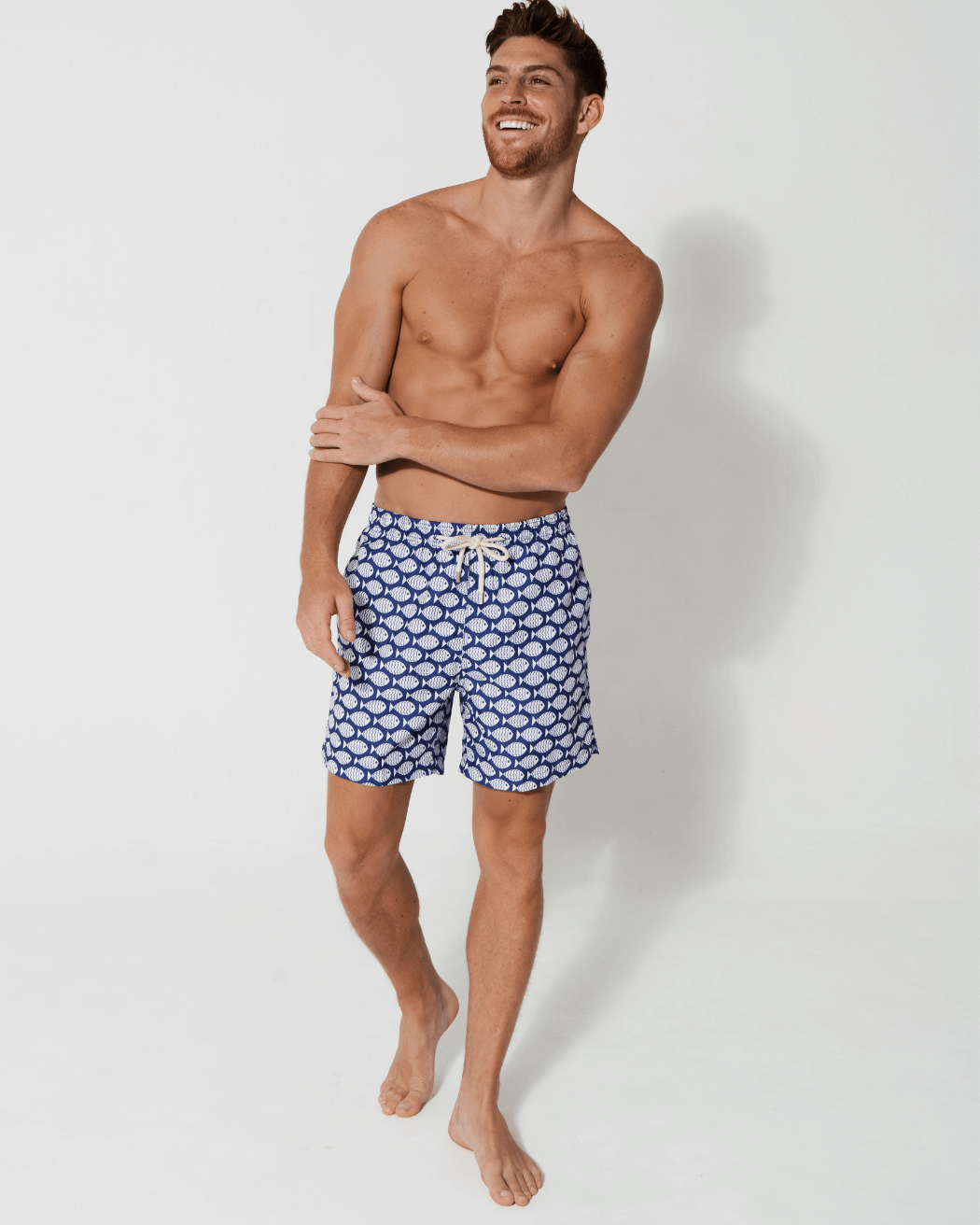 Sandbar_father_and_son_swim_shorts_blue_fish