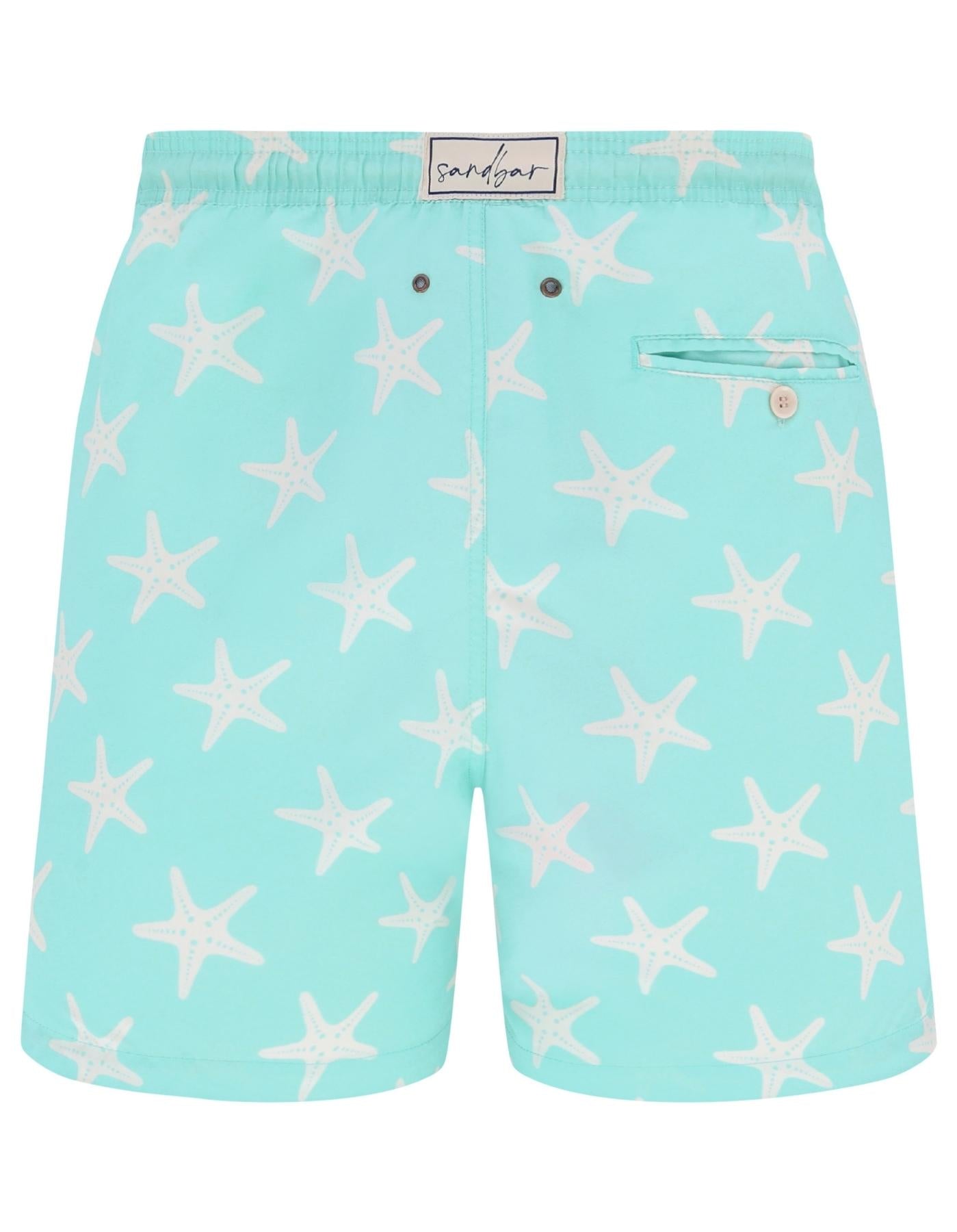 Sandbar_father_and_son_swim_shorts_blue_star_fish