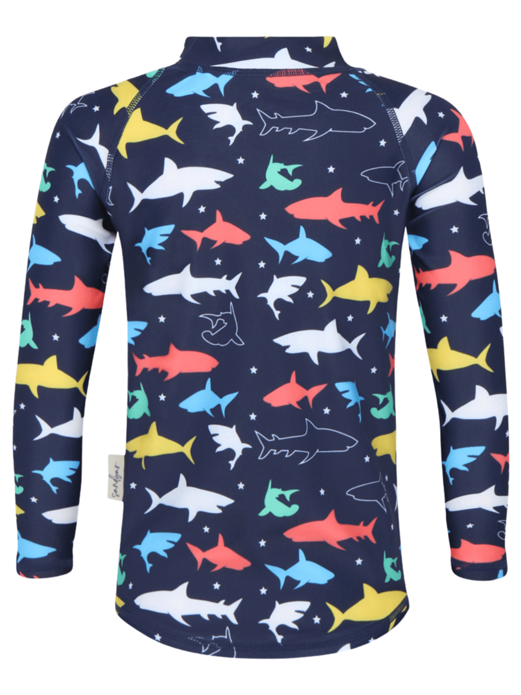 Sandbar_swimwear_coloured_shark_rash_guard