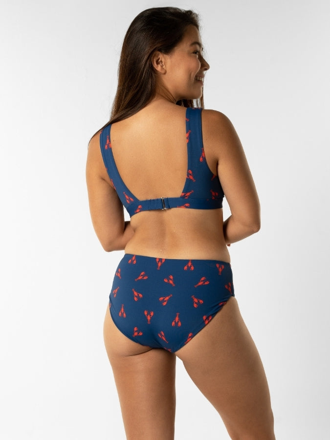 Sandbar_swimwear_Womens_plunge_bikini top_red_lobster