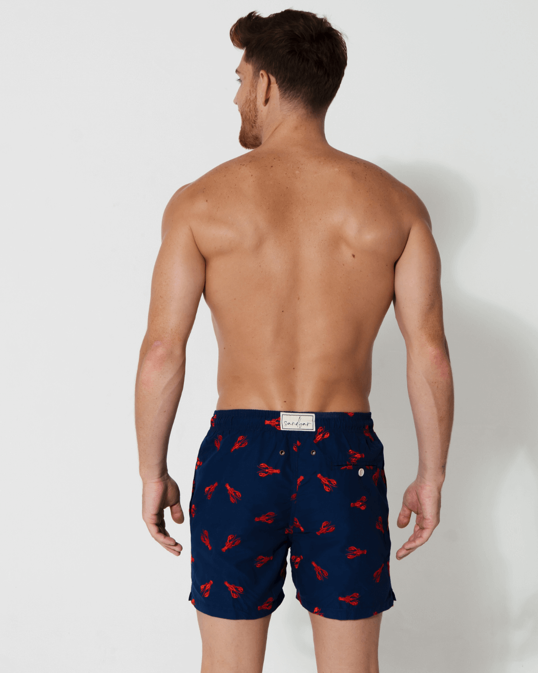 Sandbar_father_and_son_swim_shorts_embroidered_lobster