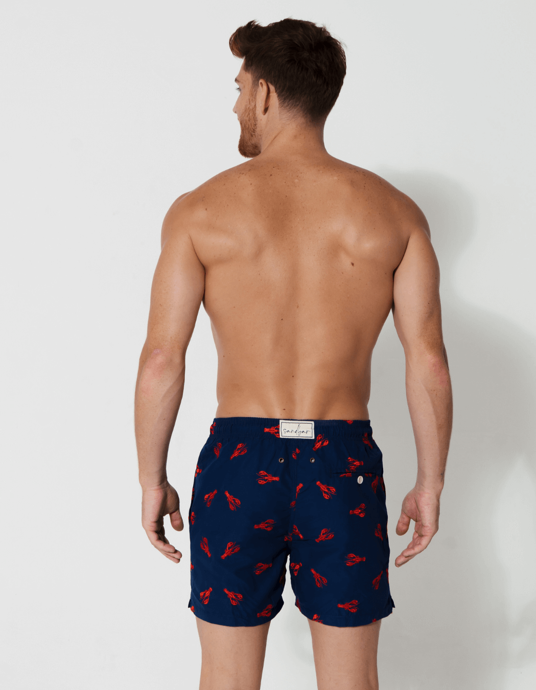Sandbar_father_and_son_swim_shorts_embroidered_lobster