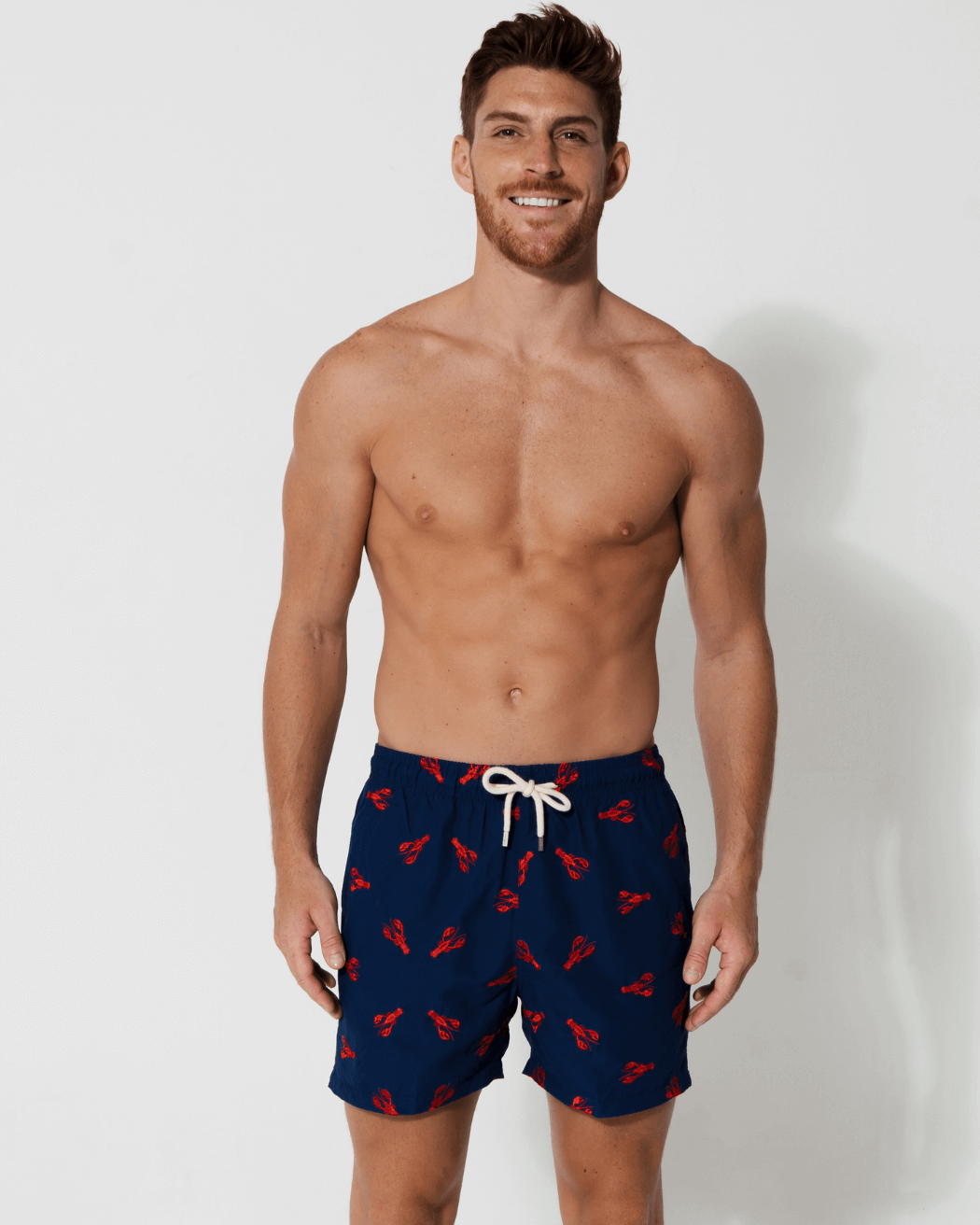 Sandbar_father_and_son_swim_shorts_embroidered_lobster