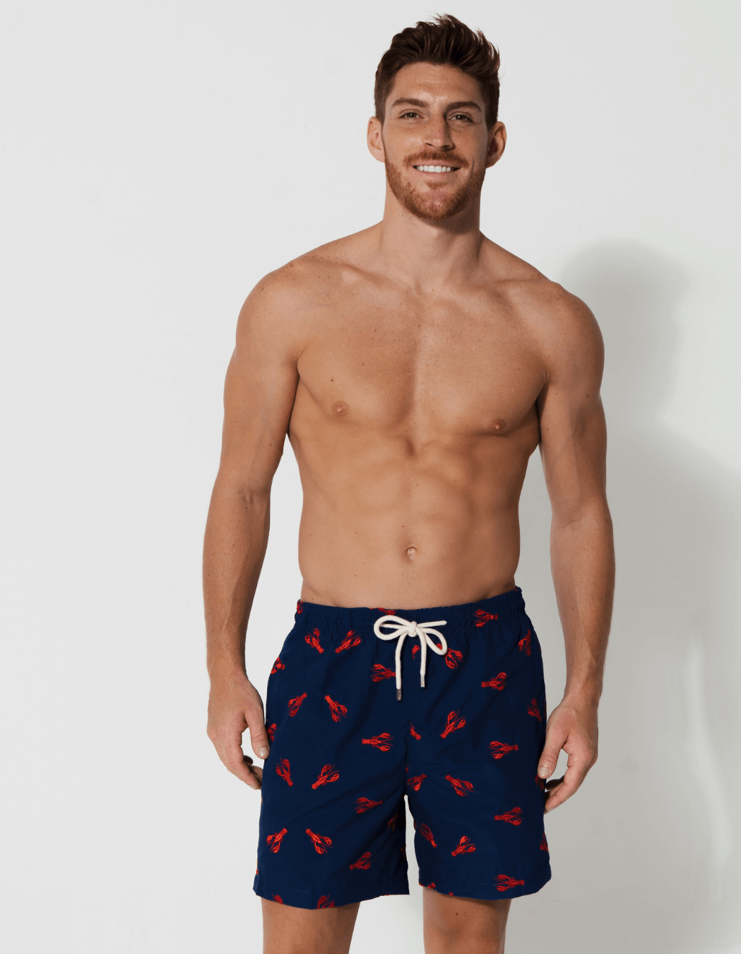 Sandbar_father_and_son_swim_shorts_embroidered_lobster