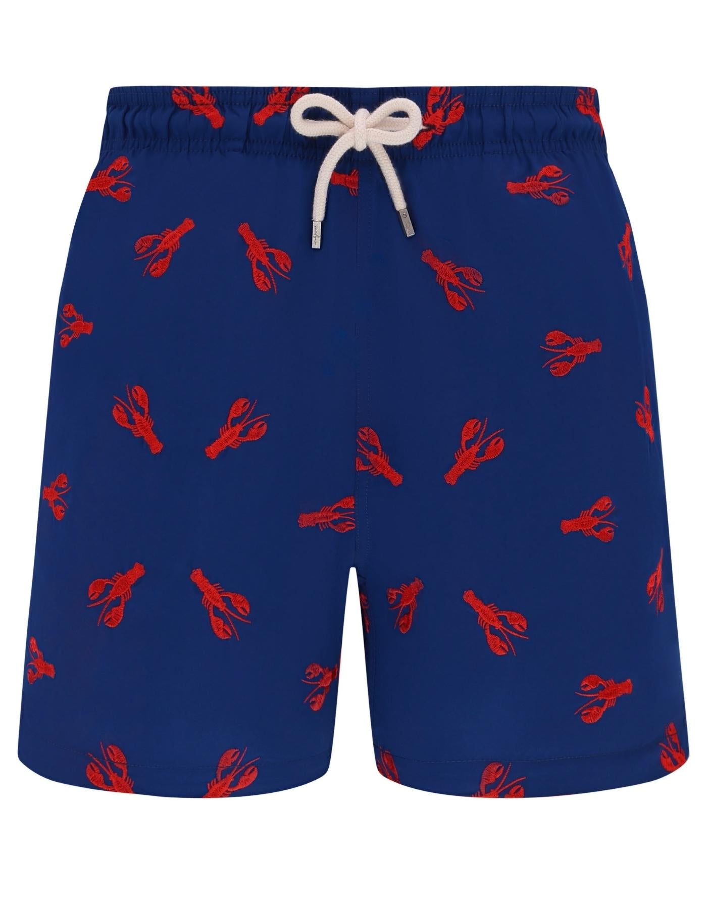 Sandbar_father_and_son_swim_shorts_embroidered_lobster