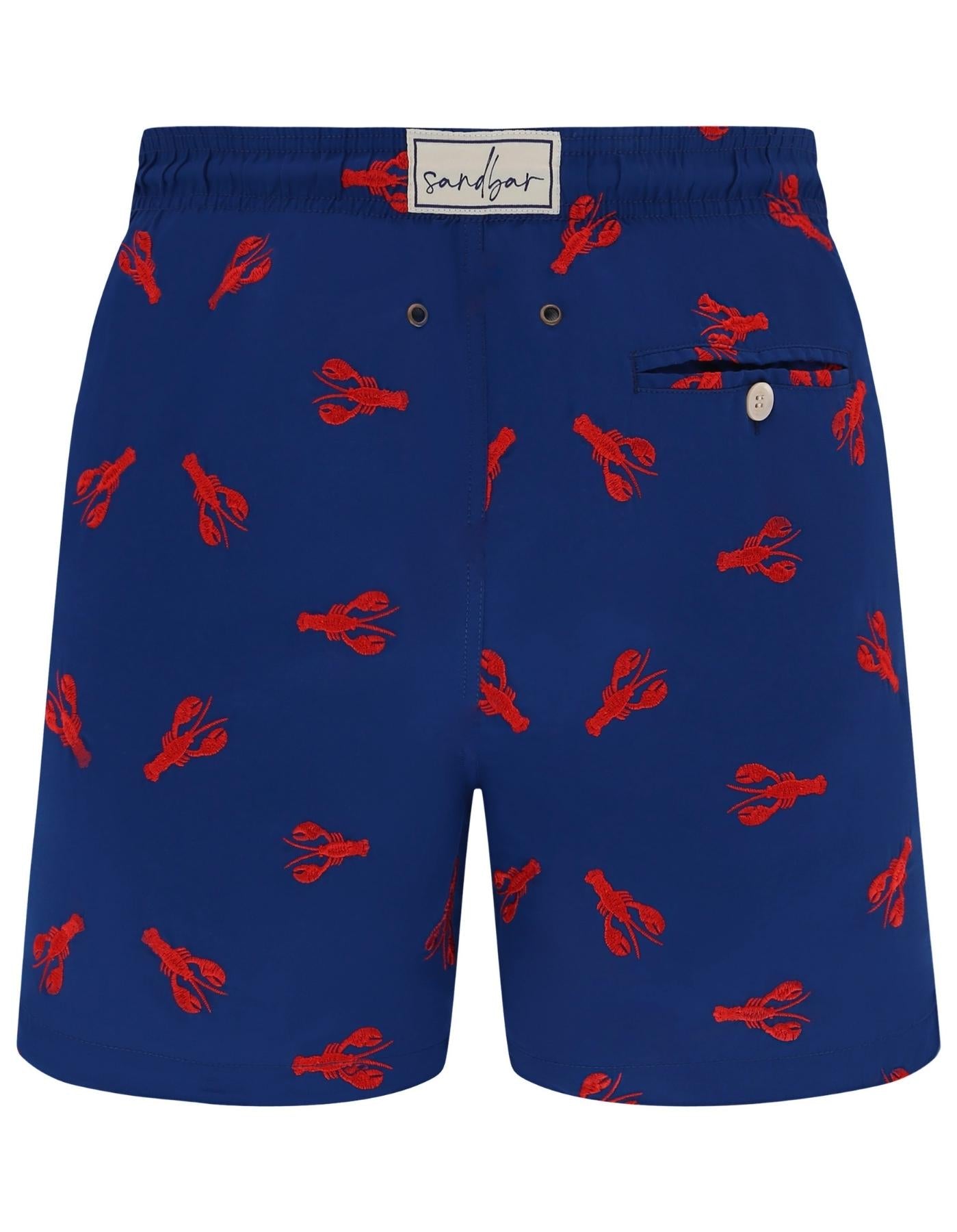 Sandbar_father_and_son_swim_shorts_embroidered_lobster