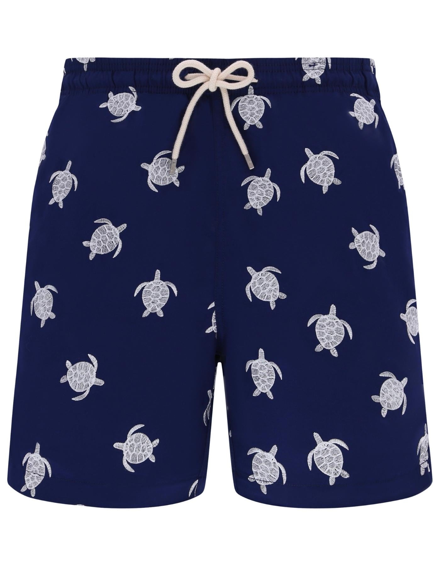 Sandbar_father_and_son_swim_shorts_embroidered_turtle