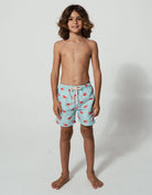 Sandbar_father_and_son_swim_shorts_flamingo