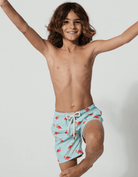 Sandbar_father_and_son_swim_shorts_flamingo