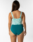 Sandbar_swimwear_Womens_wrap_one_piece_swim_suit_green_fern_full_coverage_breastfeeding