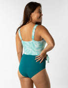 Sandbar_swimwear_Womens_wrap_one_piece_swim_suit_green_fern_full_coverage_breastfeeding