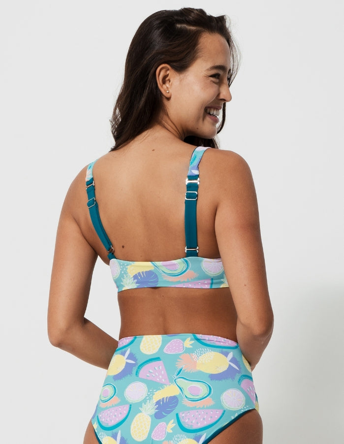 High Waist Tropicana Bikini Bottoms, additional view.