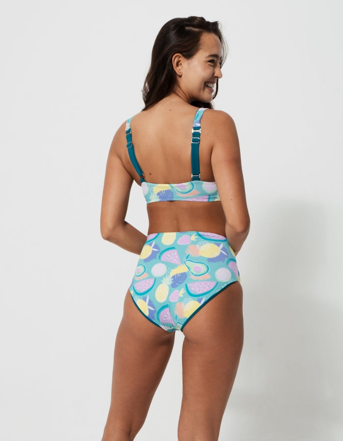 High Waist Tropicana Bikini Bottoms, additional view.