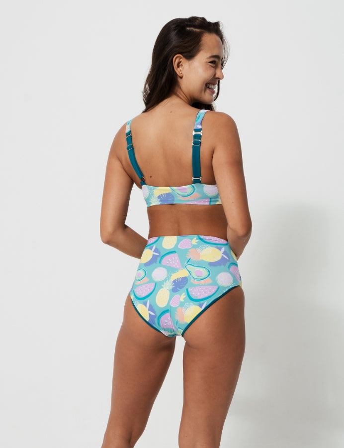 High Waist Tropicana Bikini Bottoms, additional view.