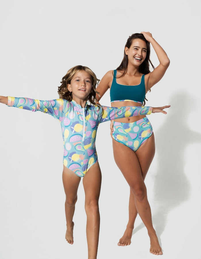 High Waist Tropicana Bikini Bottoms, additional view.
