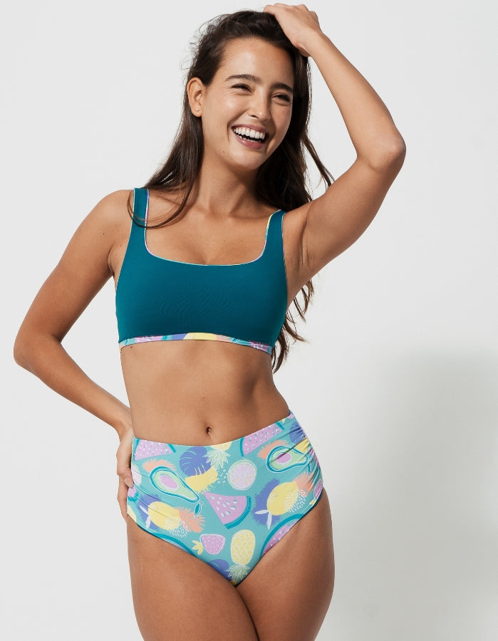 High Waist Tropicana Bikini Bottoms, additional view.