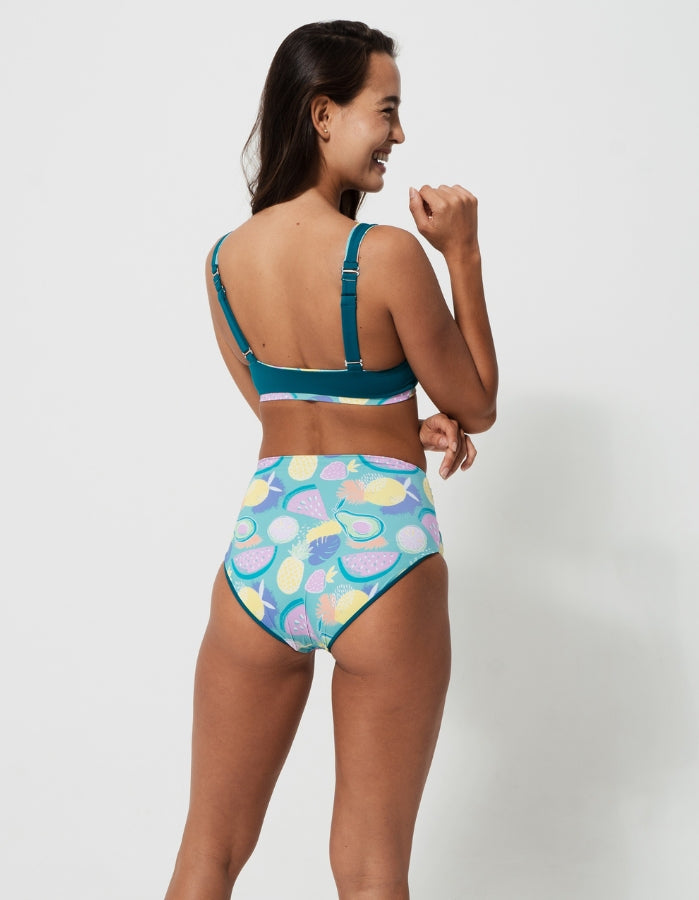 High Waist Tropicana Bikini Bottoms, additional view.