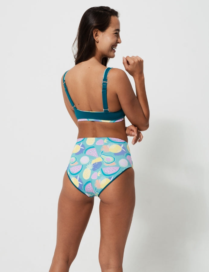 High Waist Tropicana Bikini Bottoms, additional view.