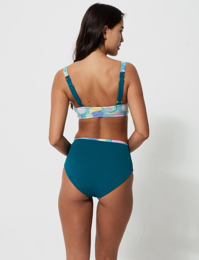 High Waist Tropicana Bikini Bottoms, additional view.