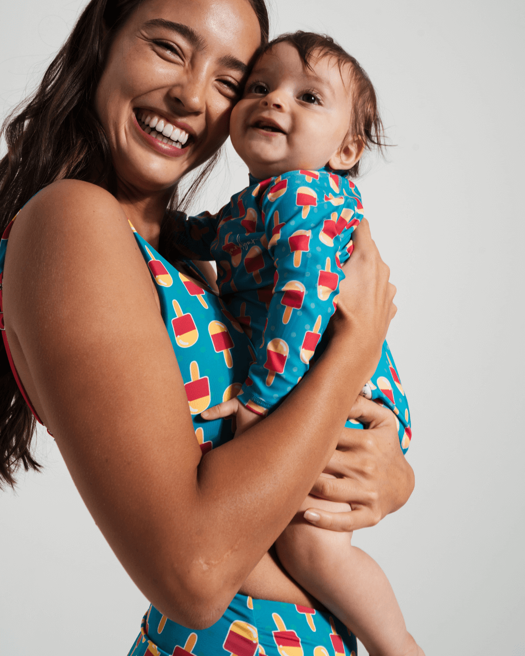 Sandbar_matching_mother_baby_swim_suit_ice_lolly