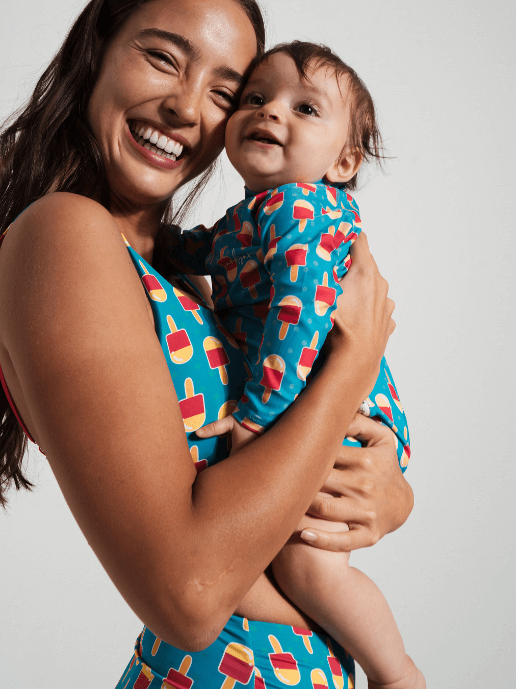 Sandbar_matching_mother_baby_swim_suit_ice_lolly