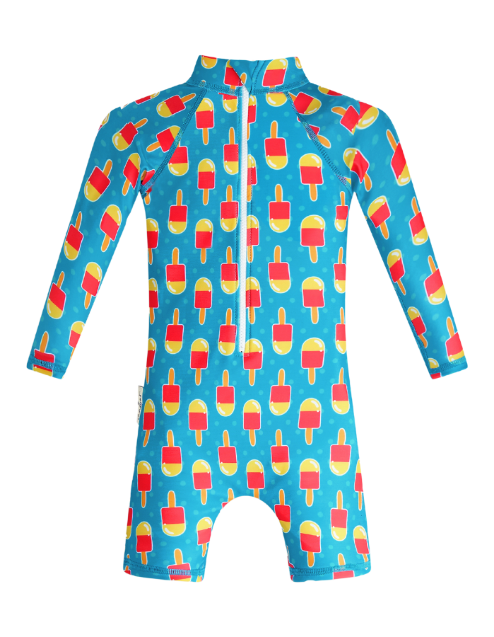 Ice Lolly Baby Swimsuit, additional view. Sustainable baby swimwear.