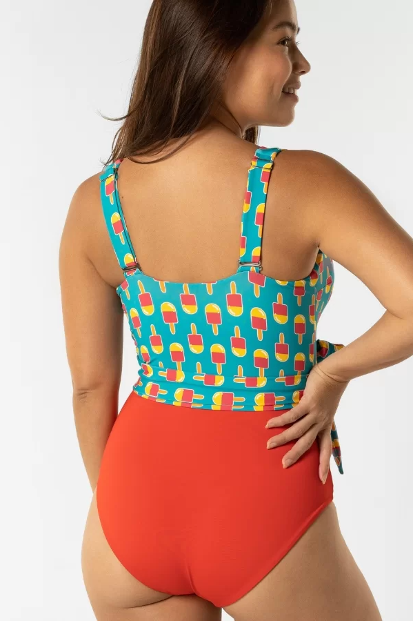Womens_wrap_one_piece_swim_suit_ice_lolly_full_coverage_breastfeeding