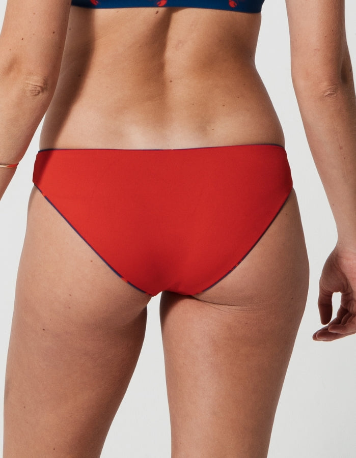 Sandbar_swimwear_low_waist_bikini_eco_recycled_tank_top_bikini_reversible_red lobster