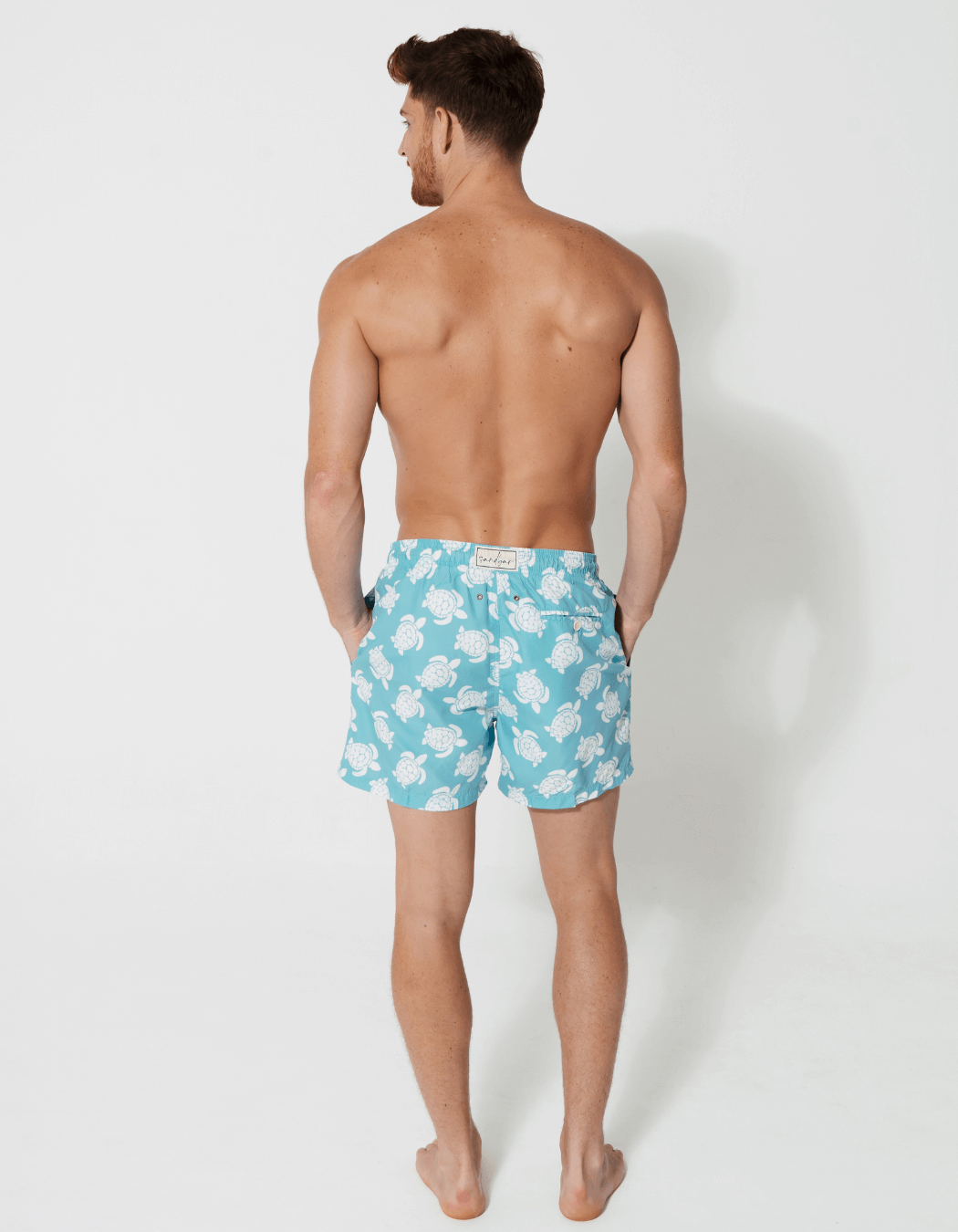 Sandbar_father_and_son_swim_shorts_blue_turtle