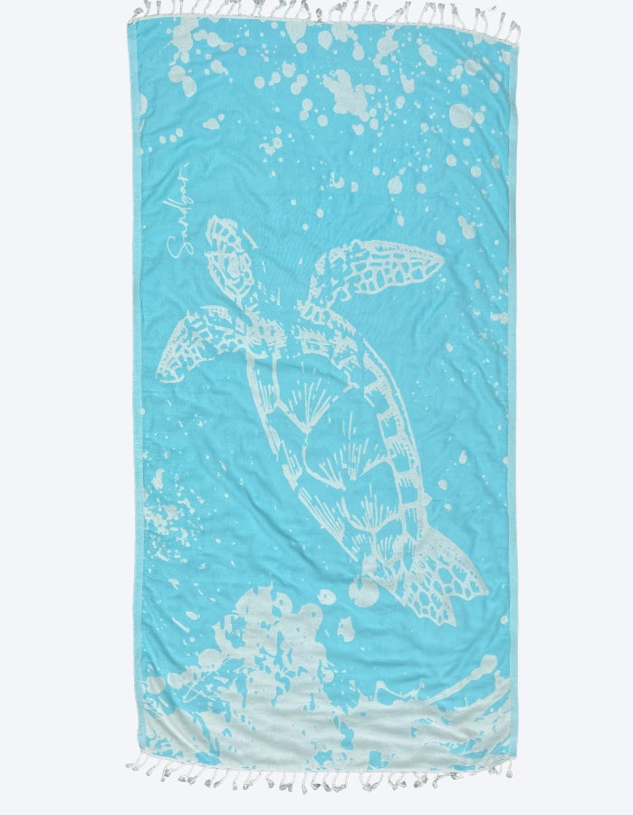 Ocean_blue_manta_turkish_cotton_towel_Singapore_Sandbar