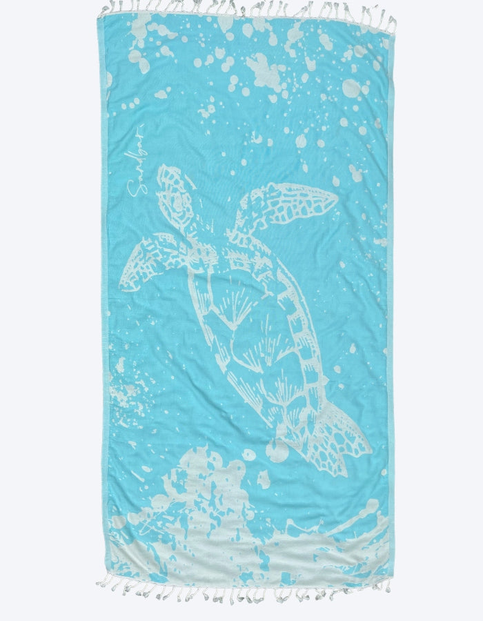 Ocean_blue_manta_turkish_cotton_towel_Singapore_Sandbar