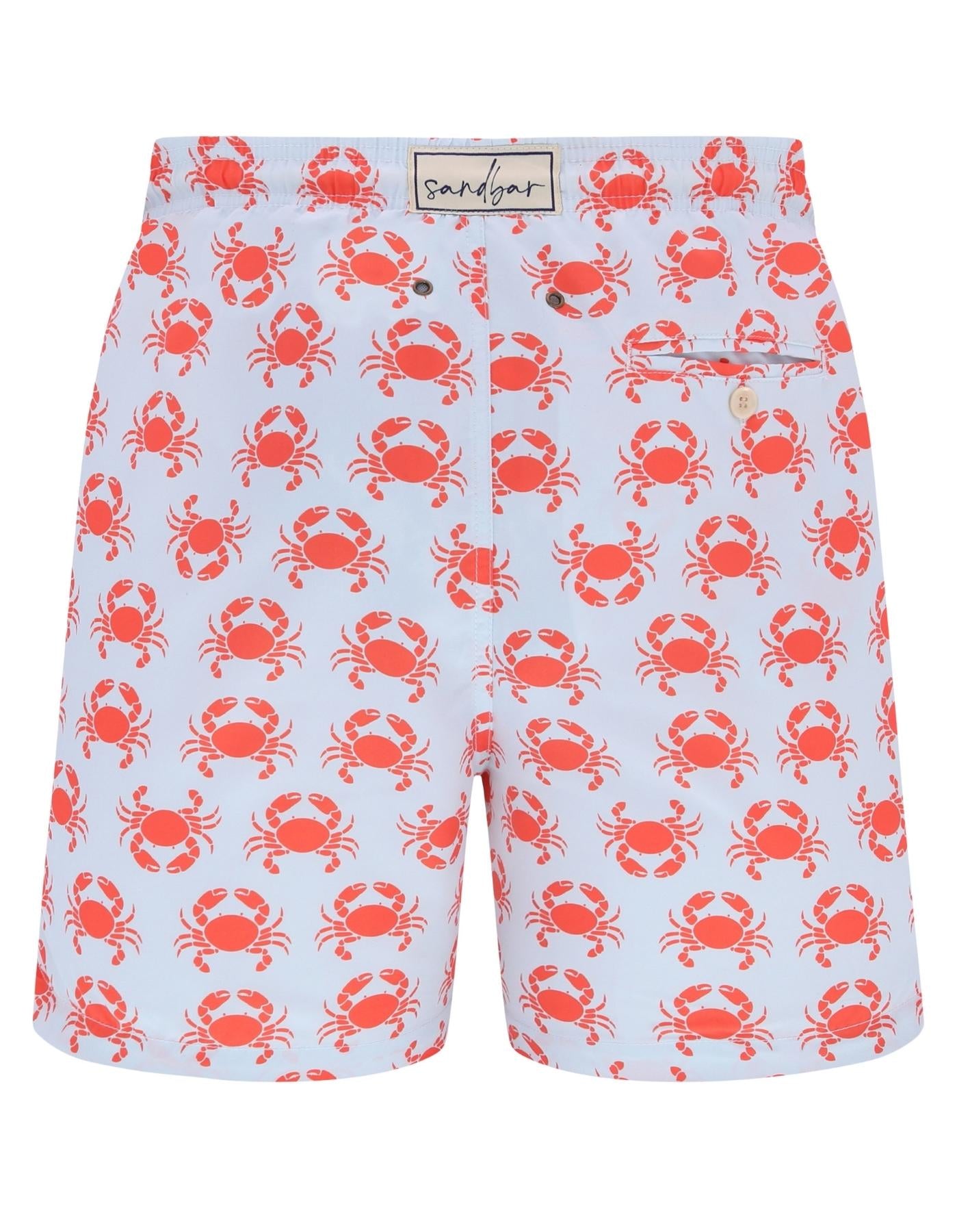 Sandbar_father_and_son_swim_shorts_peach_crab