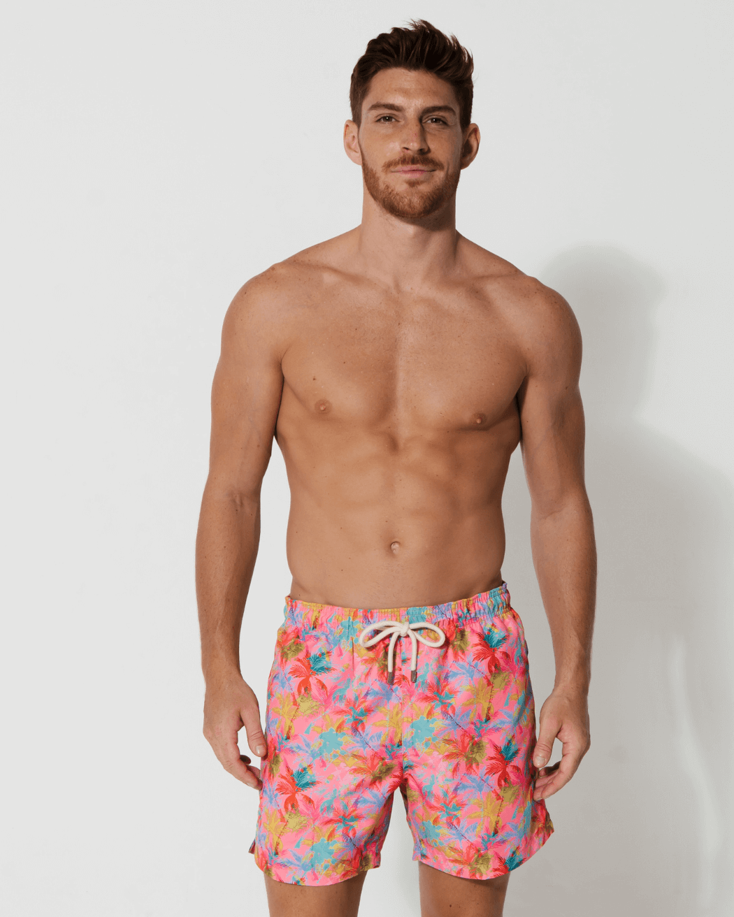 Men's Swimwear | Pink Palm Swim Shorts