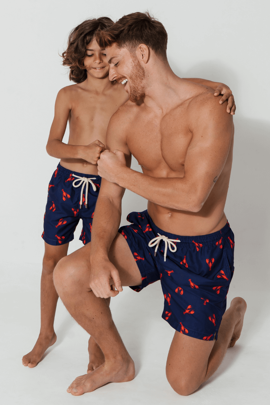 Sandbar_father_and_son_swim_shorts_lobster