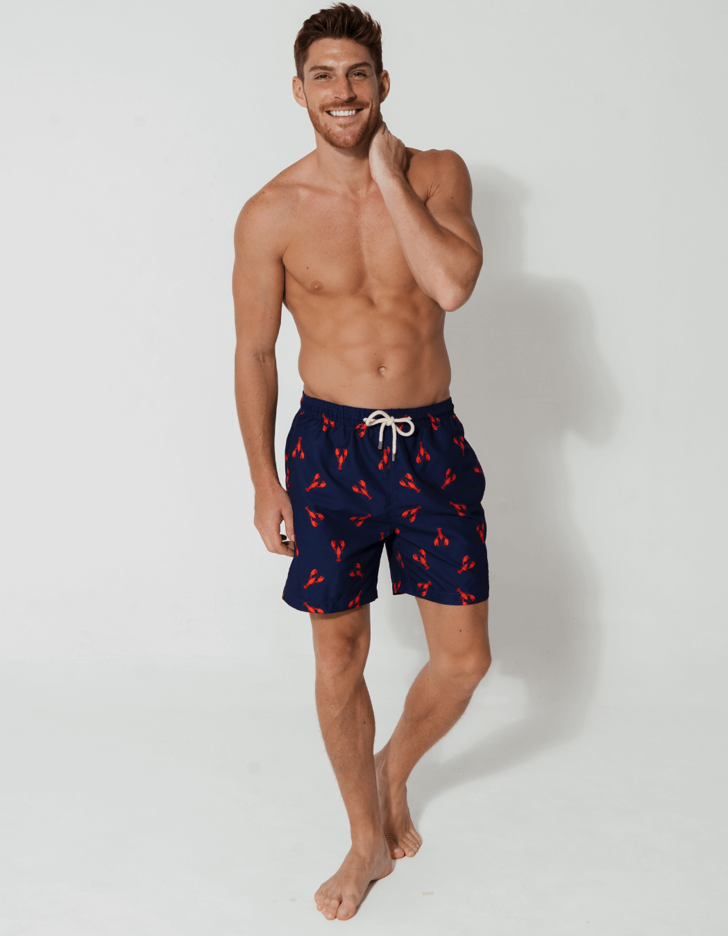 Sandbar_father_and_son_swim_shorts_lobster
