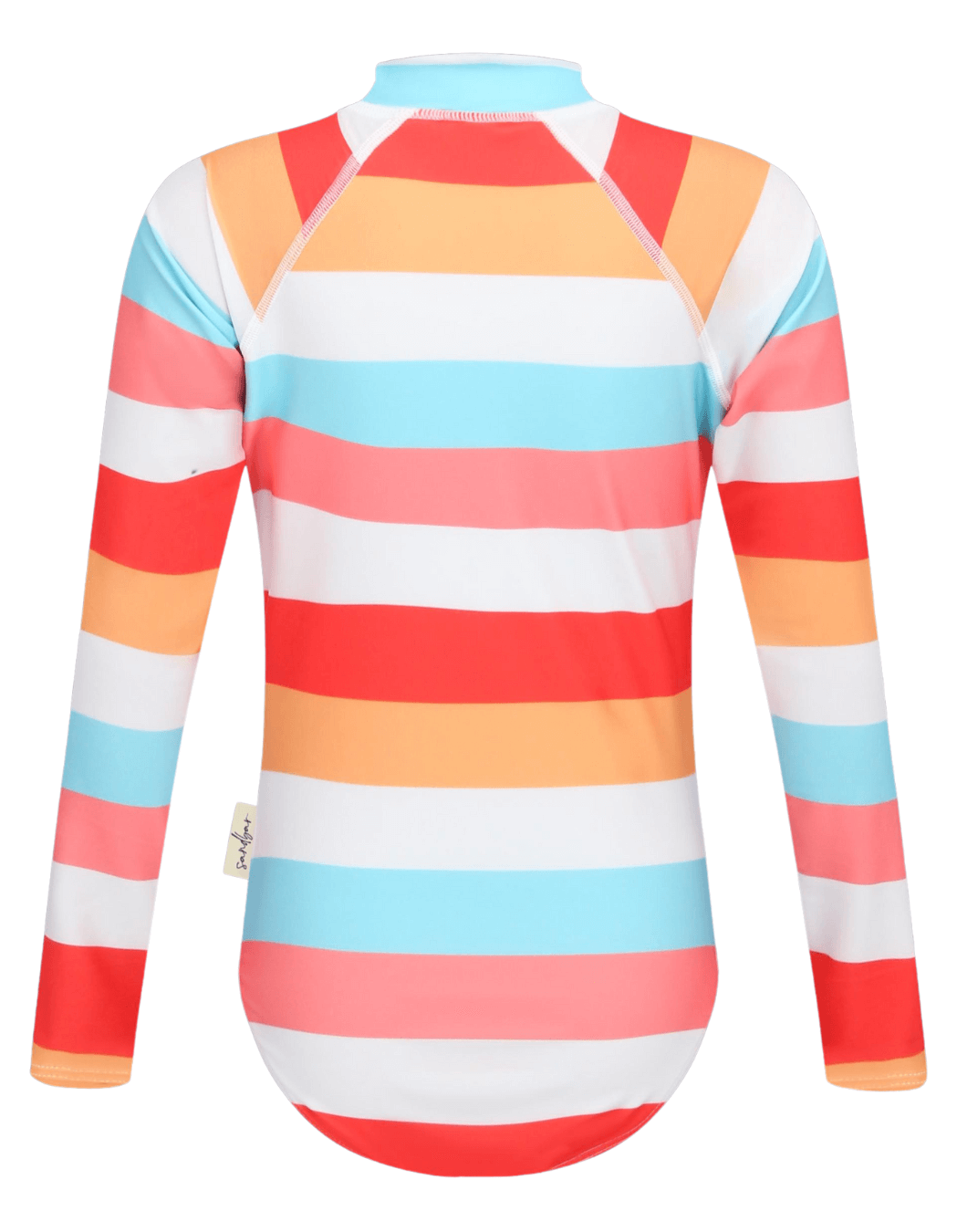 Sandbar_upf50_long_sleebved_Swim_sunset_stripes