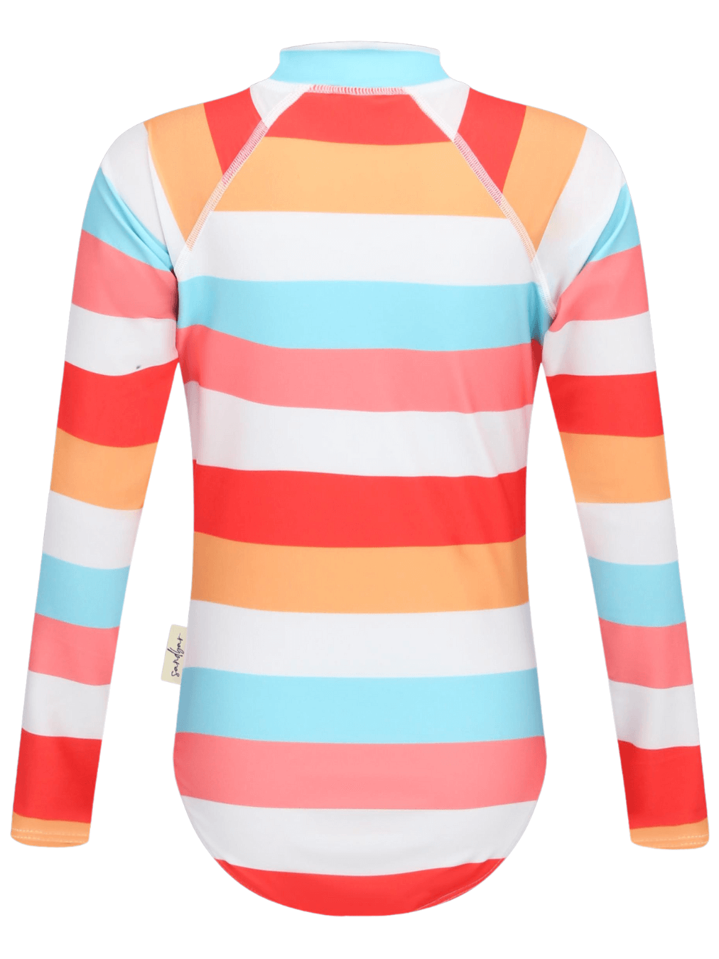 Sandbar_upf50_long_sleebved_Swim_sunset_stripes