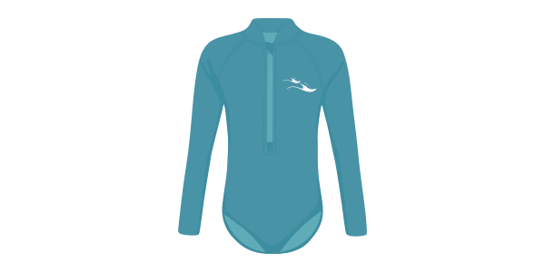 SwimZip Jungen Rashguard – UPF 50+ Sonnenschutz, Mit Reißverschluss, Kurzärmlig