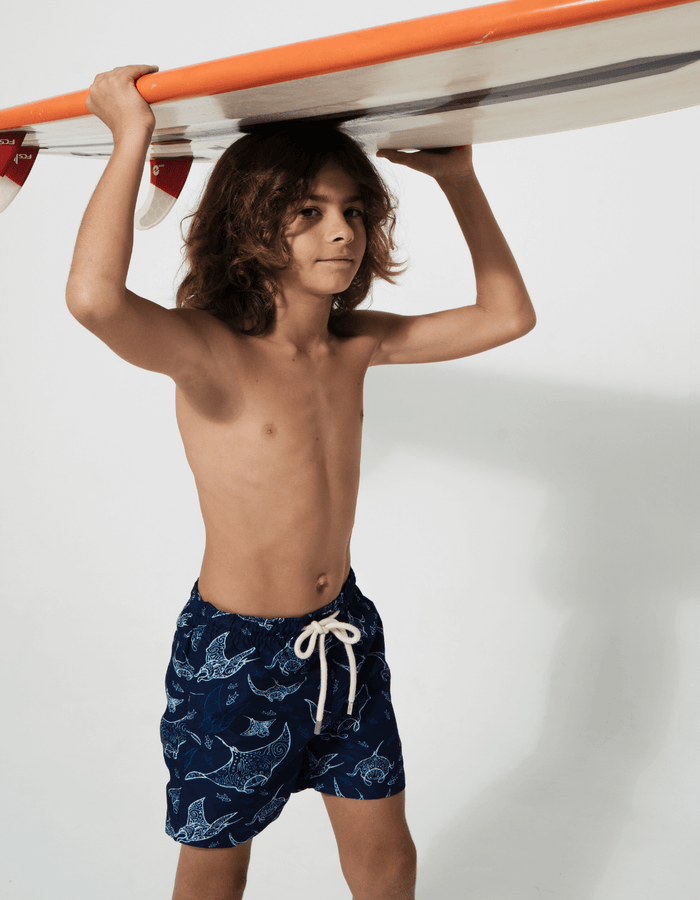 Ocean Manta Boys Swim Shorts