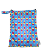 Ice Lolly Wet/Dry Bag, front view. Reusable beach bag.