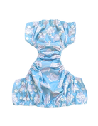 Maldives Blue Turtle Reusable Swim Diaper, additional view. Reusable swim diaper.