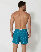 Hummingbird Mens Swim Shorts, additional view. Sustainable mens swimwear.