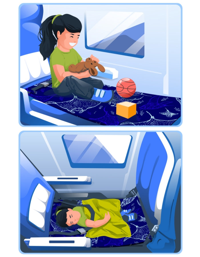 Doze Class Air Bed - Ocean Manta, front view.