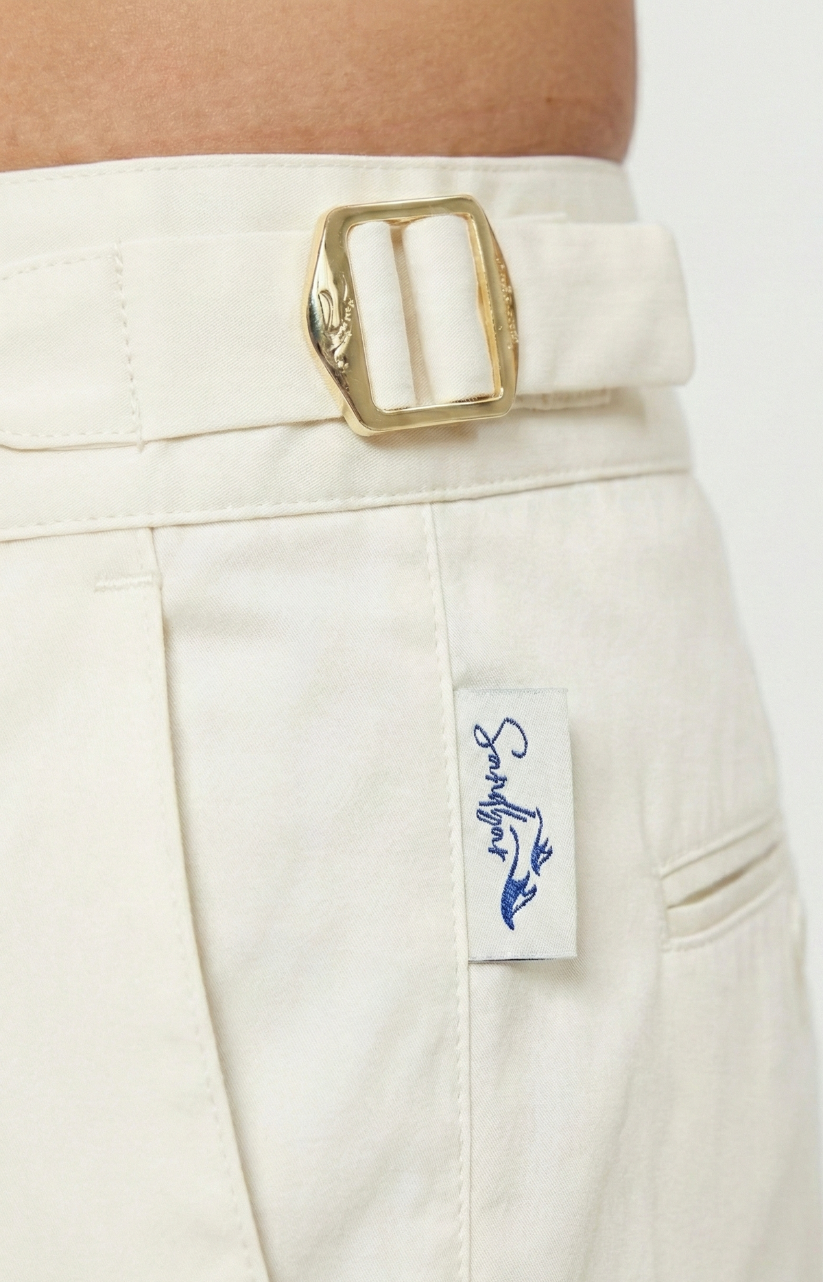 Laguna Sand Mens Tailored Swim Shorts, back view. Tailored mens swim shorts.